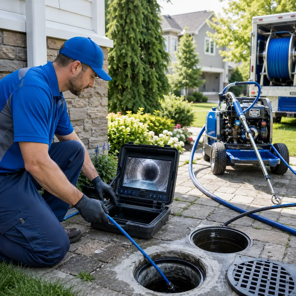 Outdoor drain cleaning professionals serving Leland, NC